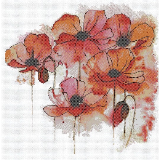 Abris Art Watercolor Fantasy Counted Cross Stitch Kit